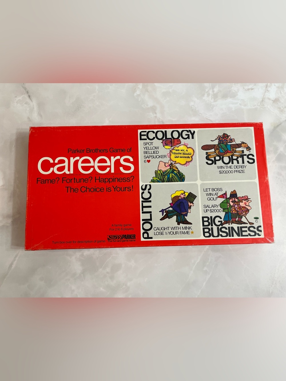Vintage 1976 Careers Board Game by Parker Brothers 100% Complete